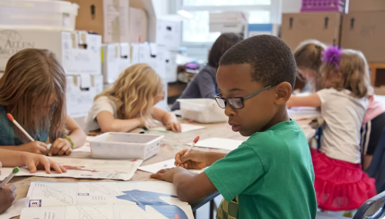 students are studying